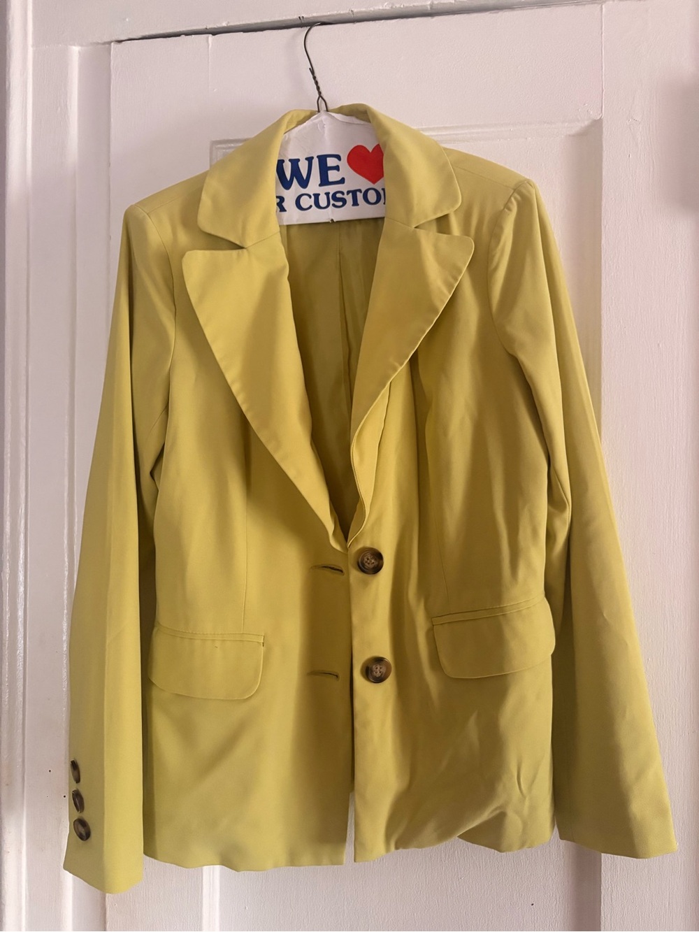Forever 21 Yellow Women's Blazer Jacket